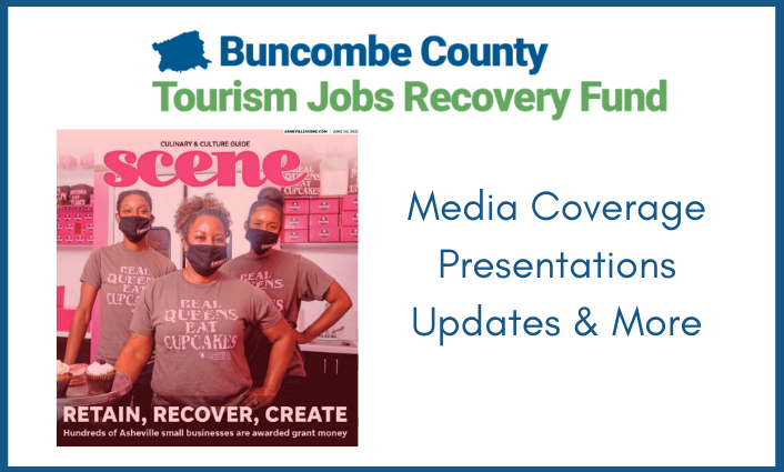 Buncombe Tourism Jobs Recovery Fund News Header